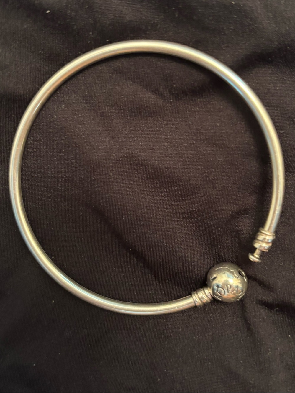 Pandora Sterling Silver Open Bangle Bracelet in Silver